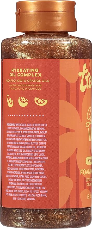 Tree Hut Golden Vanilla Foaming Gel Wash, Hydrating & Moisturizing Body Wash - Image 2