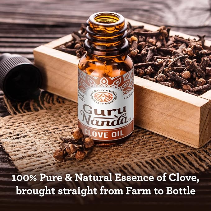 GuruNanda Clove Essential Oil, 100% Pure, Natural and Undiluted Aromatherapy Oil - Image 2