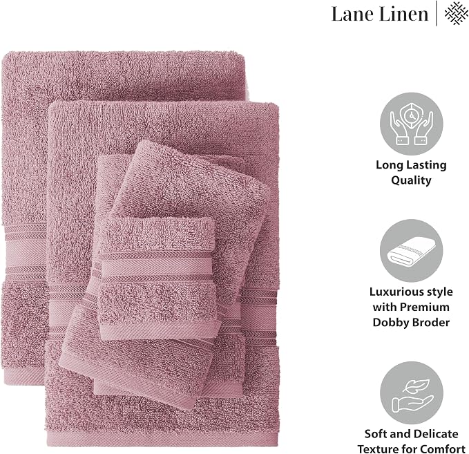 LANE LINEN Luxury Bath Towels Set - Image 6