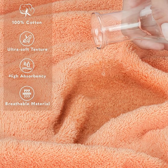 American Soft Linen 35x70 Jumbo Large Bath Towel, 600 GSM 100% Cotton Turkish - Image 4