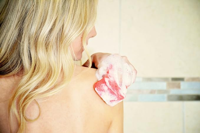 Spongeables Body Wash in a 20+ Wash Sponge, Pomegranate Punch - Image 6