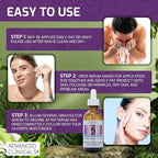 Advanced Clinicals Hyaluronic Acid Moisturizer Face Serum + Collagen Peptide - Image 6