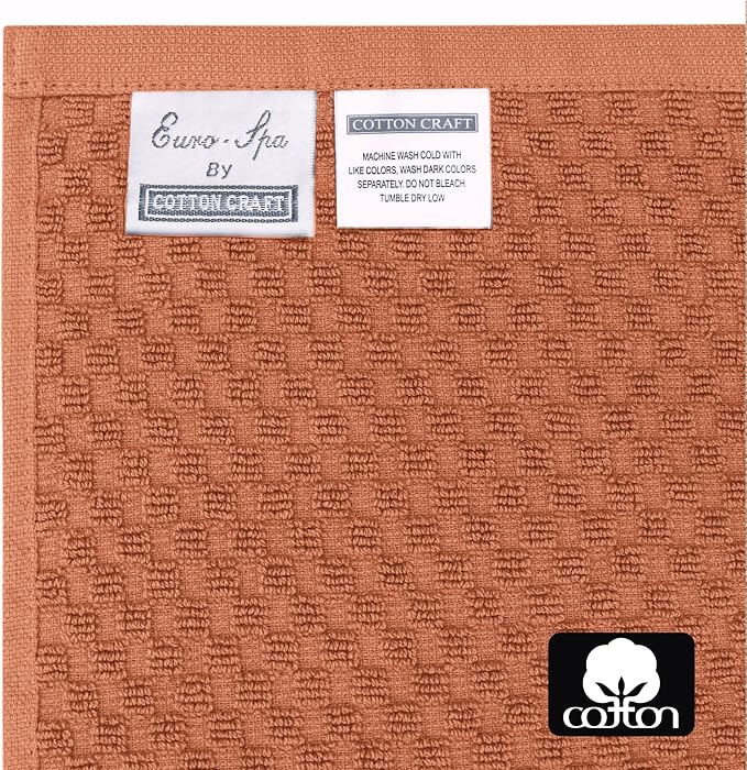 COTTON CRAFT Waffle Bath Sheets - Image 7