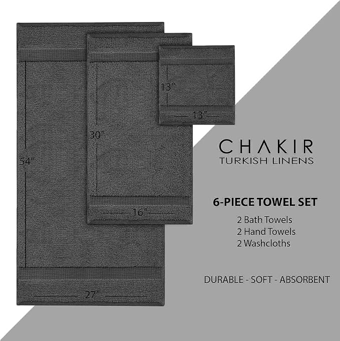Chakir Turkish Linens |Hotel & Spa Quality 100% Cotton Premium Turkish Towels | - Image 6