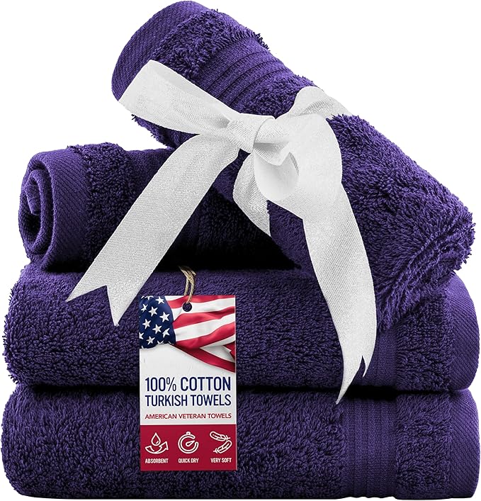 American Veteran Towel, 100% Cotton Turkish Washcloths by AmericanVeteranTowel