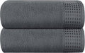 GLAMBURG 100% Cotton Oversized 2 Pack Bath Sheets 35x70, Ultra Soft Highly by GLAMBURG
