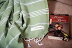 Bersuse Towels Anatolia XL Beach Blanket Throw Blanket Turkish Towel 100% - Image 6