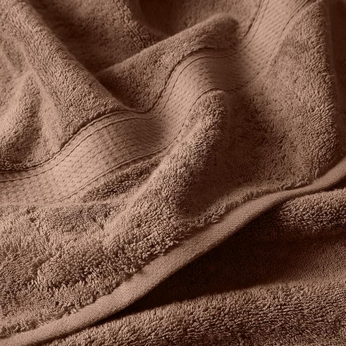 SUPERIOR Egyptian Cotton Pile 6 Piece Towel Set, Includes 2 Bath, 2 Hand - Image 4