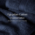 SUPERIOR Egyptian Cotton Pile Bath Towel Set of 2, Ultra Soft Luxury Towels - Image 5