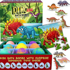 Bath Bombs for Kids with Surprise Toys Inside Plus Dinosaur Puzzle by MineralMeCalifornia