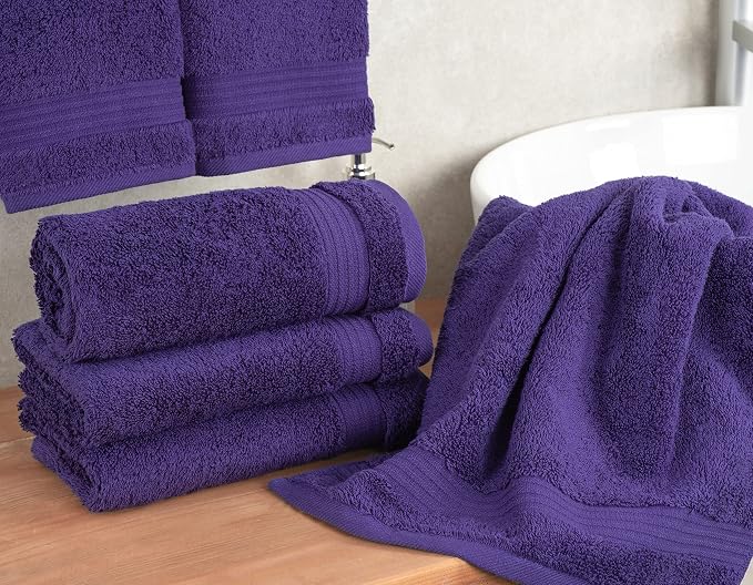 Cotton Paradise Hand Towels for Bathroom, 100% Cotton Turkish 4 Piece Hand - Image 2