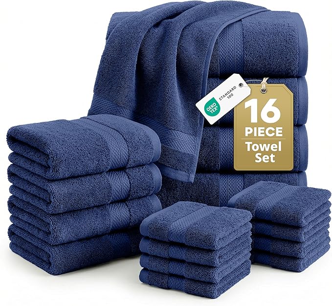 LANE LINEN Luxury Cotton Bath Towel Set by LaneLinen