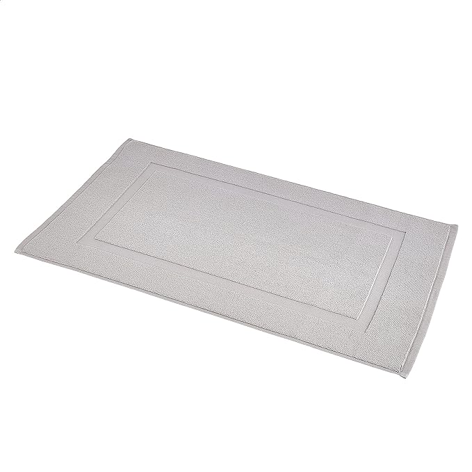 Amazon Basics Banded Bathroom Bath Rug Mat, Machine Washable, 100% Cotton by AmazonBasics