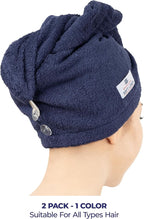 American Soft Linen 100% Cotton Hair Towels - Image 3