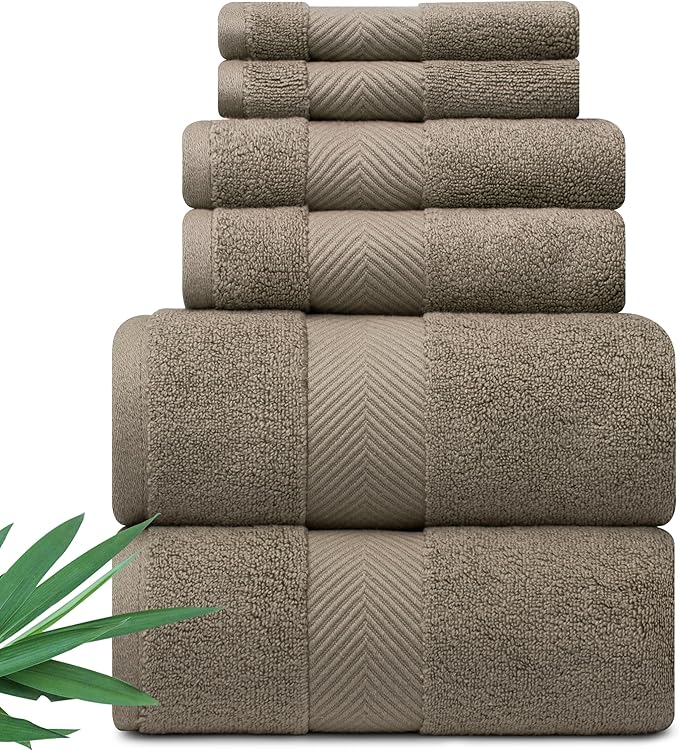 Alusa Home Ultra Soft & Plush Viscose from Bamboo Bath Towels by AlusaHome
