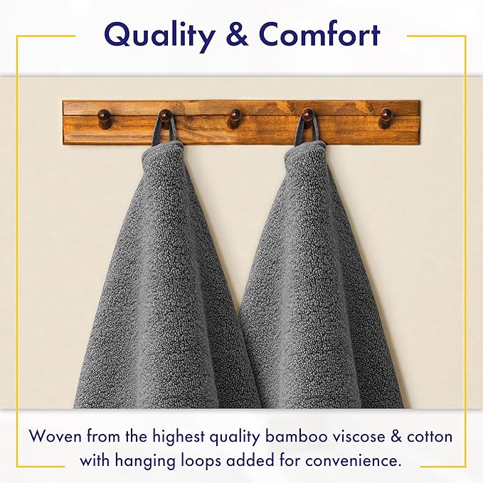 Alusa Home Ultra Soft & Plush Viscose from Bamboo Bath Towels - Image 4