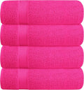 BELZZI Home Ultra Soft 4 Pack Oversized Bath Towel Set 27x54, Cotton Compact by Unknown