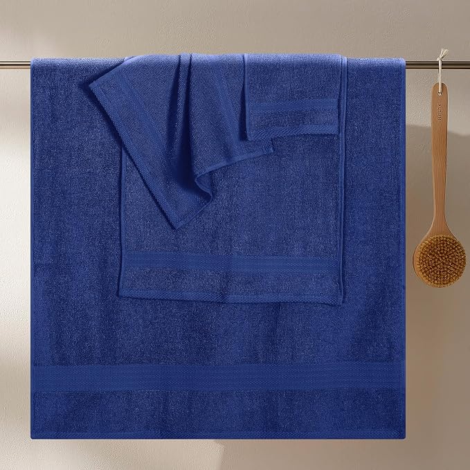 GLAMBURG Ultra Soft 8-Piece Towel Set - Image 3