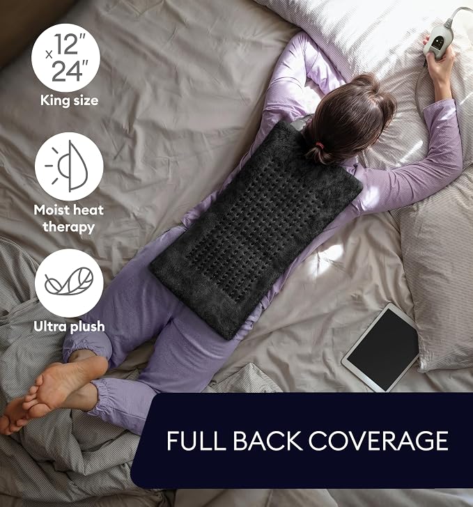 GENIANI Mothers Day Gifts for Mom – Electric Heating Pad for Back, Neck & - Image 8