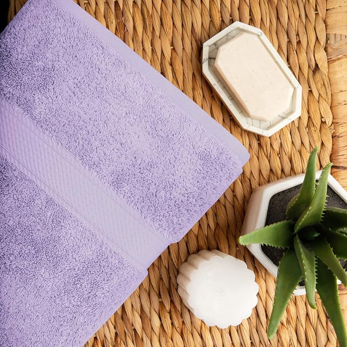 Superior Egyptian Cotton Pile 10 Piece Towel Set, Includes 2 Bath, 4 Hand - Image 6