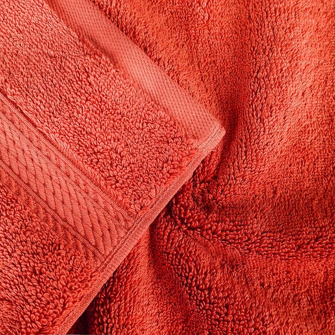 Superior Egyptian Cotton Pile Bath Towel Set of 4, Ultra Soft Luxury Towels - Image 5