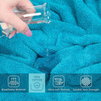 Cotton Paradise 100% Cotton 40x80 Oversized Bath Sheet, Extra Large Turkish - Image 4
