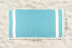 Turkish Beach Towel Oversized Clearance XL 40x71- Sand Free - Image 6