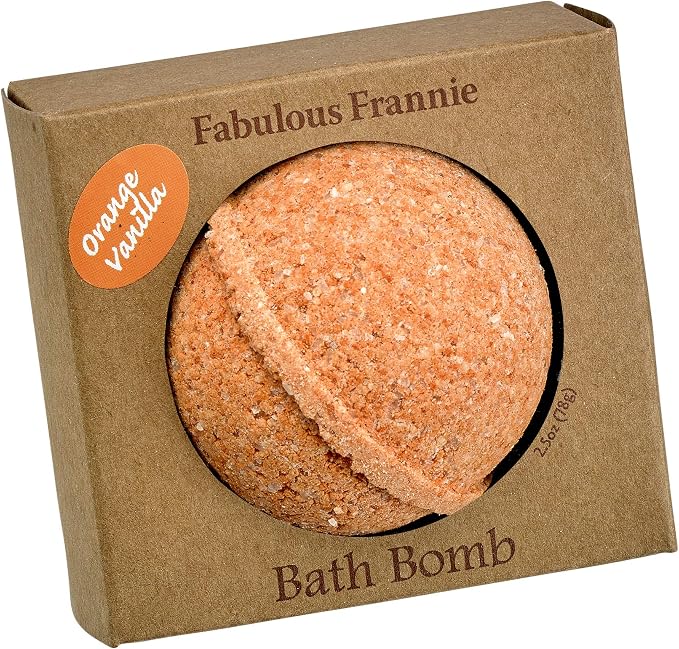 Fabulous Frannie Orange Vanilla Natural, Handmade Bath Bomb Set, Rich in by Fabulous+Frannie
