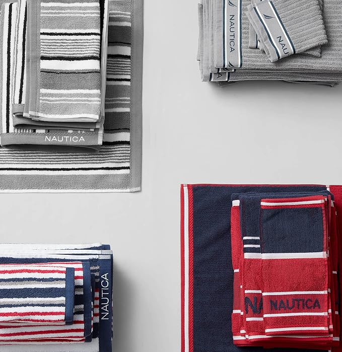 Nautica - Bath Towels, 100% Soft & Absorbent Fluffy Cotton, Highly Absorbent & - Image 7