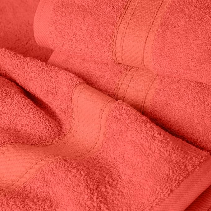 SUPERIOR Egyptian Cotton Pile 6 Piece Towel Set, Includes 2 Bath, 2 Hand - Image 3