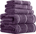 Lavish Home 6 Piece Bathroom Towels Set by LavishHomeCollection