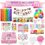 159Pcs Spa Party Supplies Set–12 Complete Spa Kits - Image 2