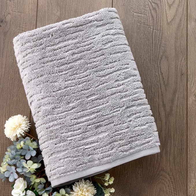 SKL Home CloudSoft Cotton Luxury 4 Pc Bath Towel Set - Image 4