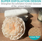 Super Exfoliating Home Spa Weave Loofah Shower Sponge Pouf Mesh Brush - Image 2