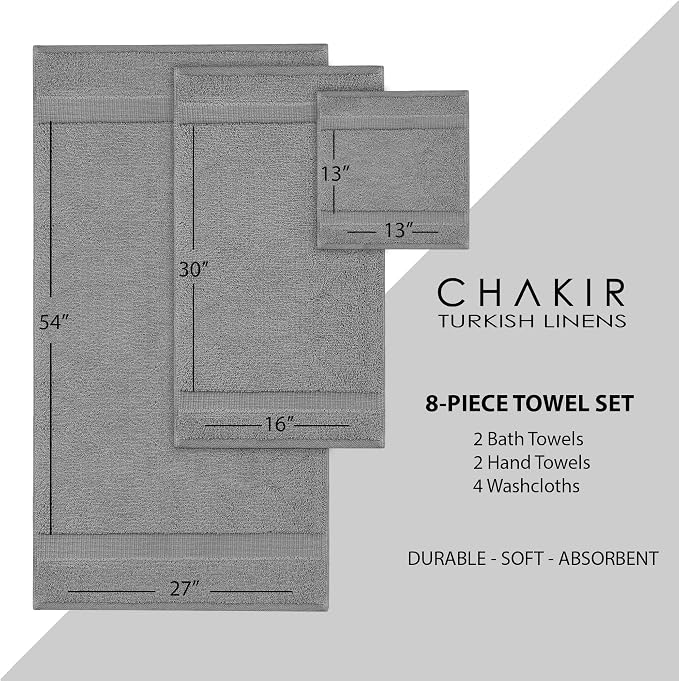 Chakir Turkish Linens | Hotel & Spa Quality 100% Cotton Premium Turkish Towels - Image 6