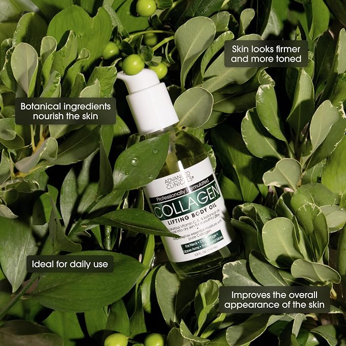 Advanced Clinicals Collagen Peptides Firming Body Lotion Face Cream + Collagen - Image 4