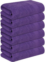 Large Bath Towels Bulk Set of 12 – 100% Cotton Terry – 24" x 50" – Quick Dry - Image 8