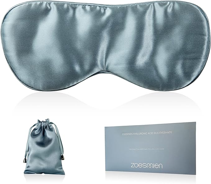 Sleep Mask 100% Mulberry Silk for Light Blocking, ZOESMIEN Eye Mask for Women by ZOESMIEN