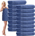 SmoothNovelty 16 Pack Microfiber Bath Towels Bulk 27'' x 60'' Oversized Size by SmoothNovelty