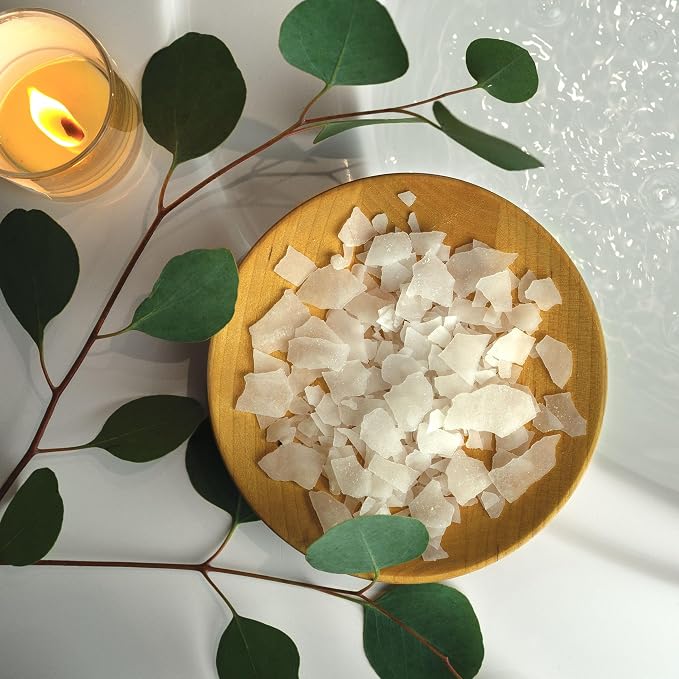Village Naturals Therapy Muscle Magnesium Bath Flakes, Eucalyptus, Mint & - Image 6