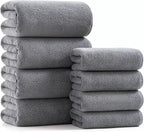sakano Microfiber Bath Towel Set Ultra Soft Absorbent Speedy Drying Fade by Unknown