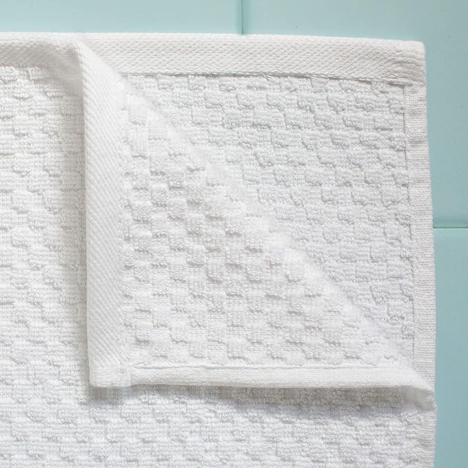 COTTON CRAFT- Euro Spa Set of 2 Luxury Waffle Weave Bath Sheets, Oversized Pure - Image 3