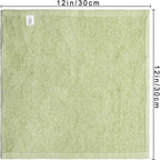 Basic Wash Cloths 12x12 Inches – Bulk Pack of 24 – Sage Green Color – Soft and - Image 2