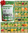 32 Heirloom Vegetable and Fruit Seeds by HOMEGROWN