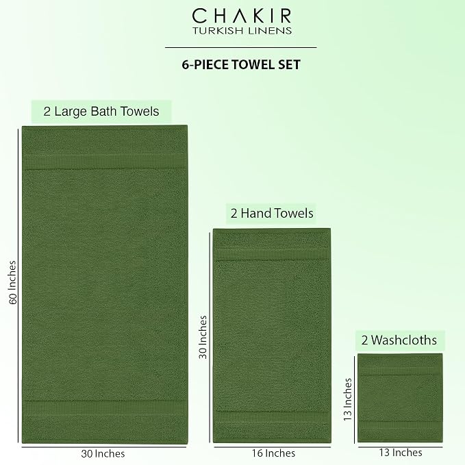 Chakir Turkish Linens 100% Cotton Premium Turkish Towels - Image 6