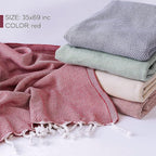 ATANI 69x35 in Oversized Turkish Beach Towel Set - Image 3
