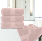 White Classic Luxury Bath Towels Set of 4 Large - Image 6