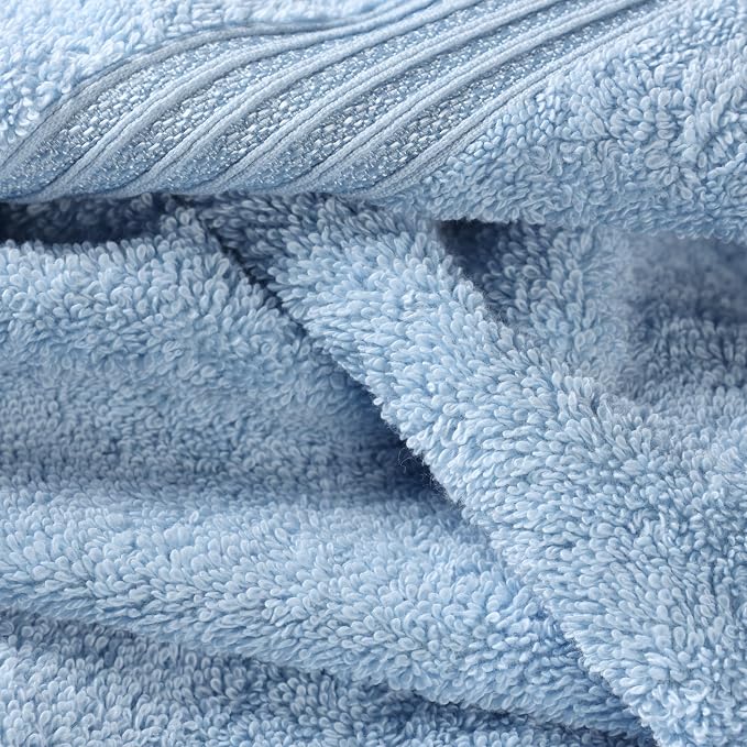 Superior Egyptian Cotton 2-Piece Bath Sheet Towel Set, Oversized Body Towels - Image 6