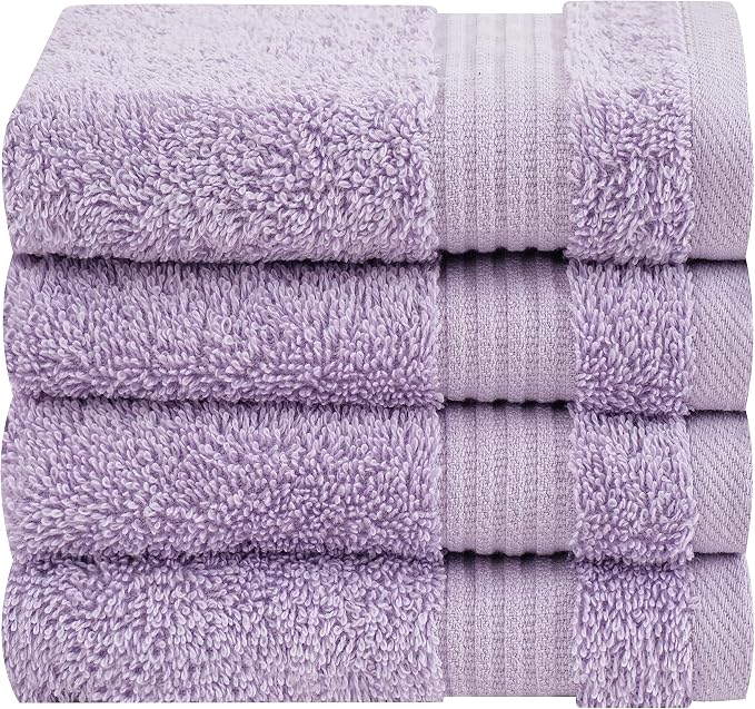 Cotton Paradise 100% Cotton Turkish Washcloth Set by UNITEDHOMETEXTILE