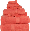 SUPERIOR Egyptian Cotton Pile 6 Piece Towel Set, Includes 2 Bath, 2 Hand by SUPERIOR